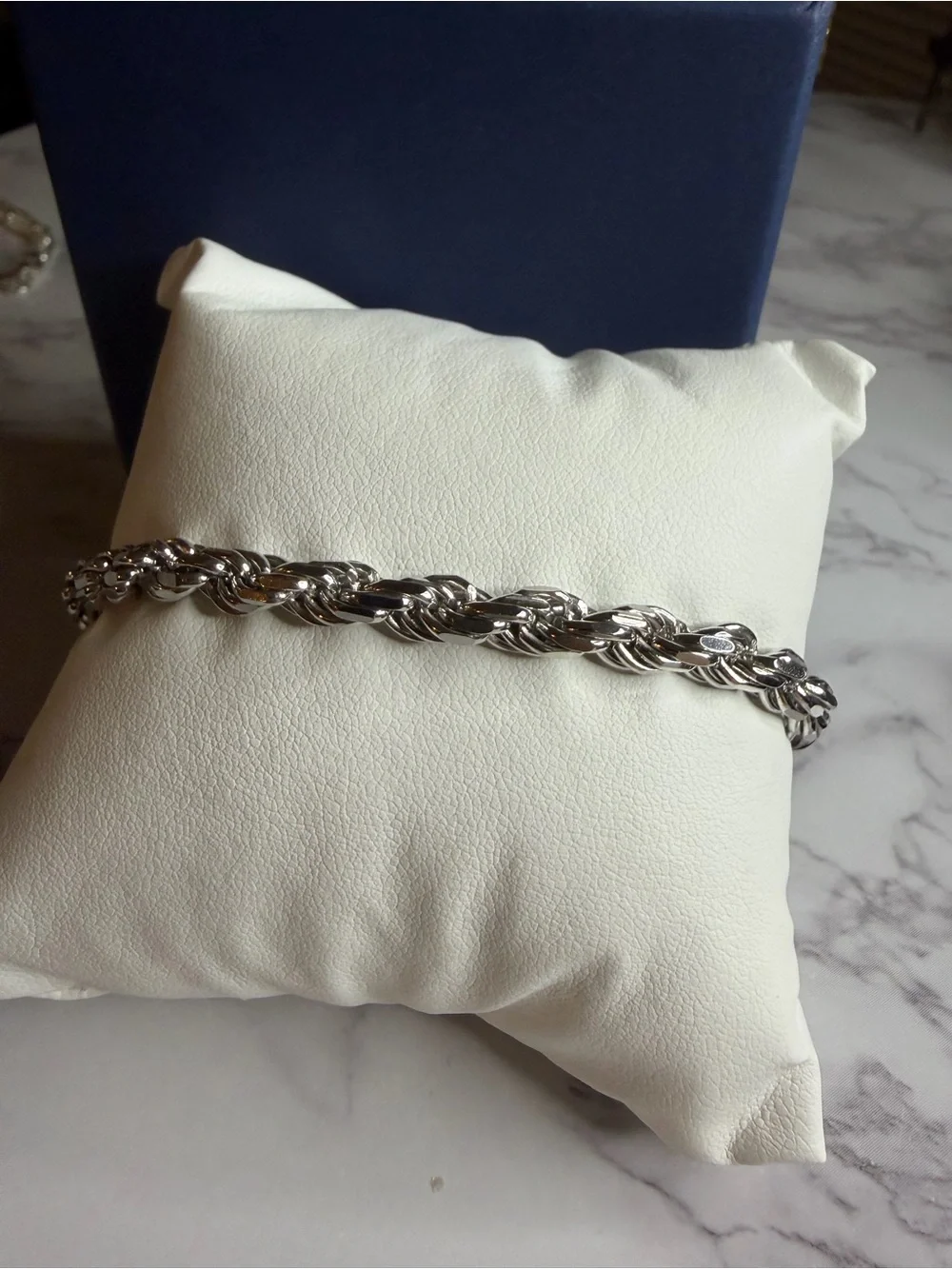 925 Sterling Silver Rope Bracelet